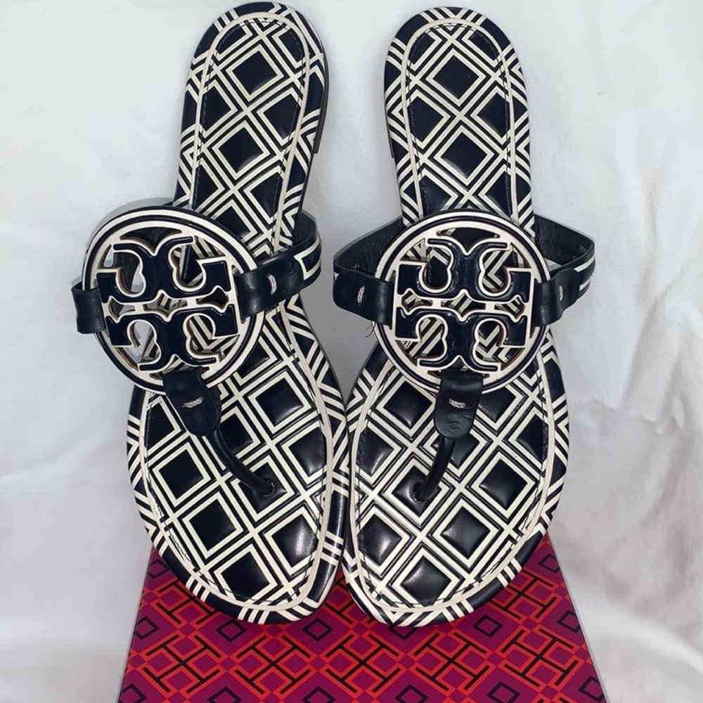 Tory Burch Metallic Miller Sandals | NIB - Picture 8 of 8